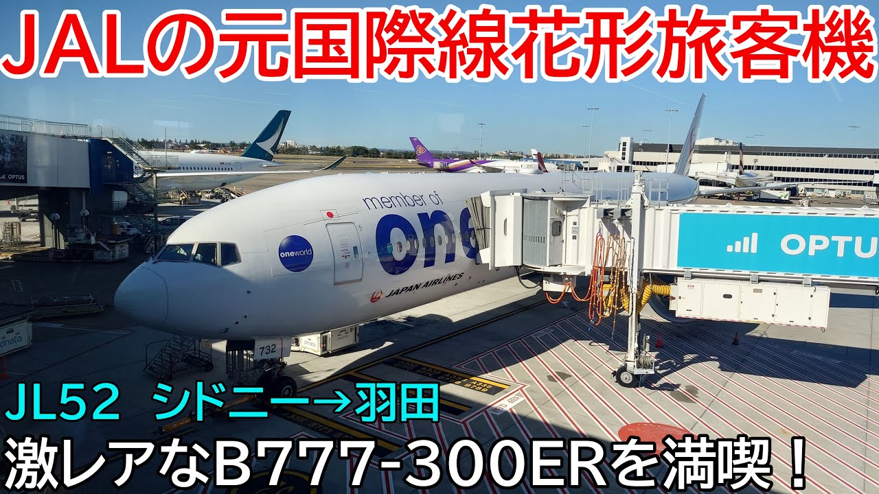 (元国際線花形機材)JALのB777-300ERに乗って国際線の良さを体験する！
