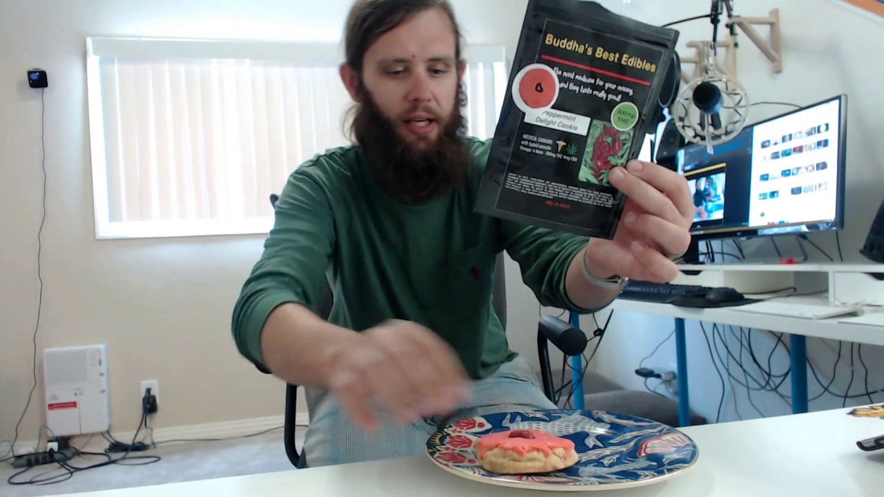 Marijuana Edible Review: Buddha's Best Peppermint Delight cookie 300 mg review