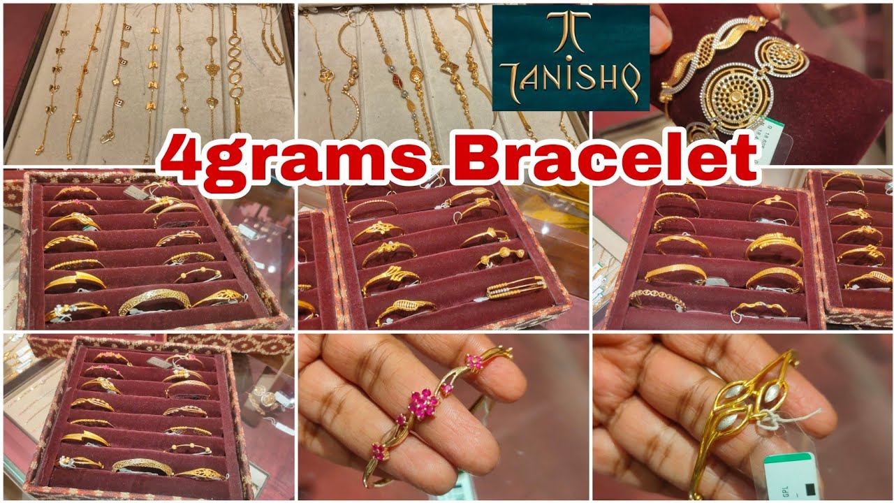 Tanishq 4grams Lightweight Bracelet Latest Collection/Daily College & Office Wear Bracelets