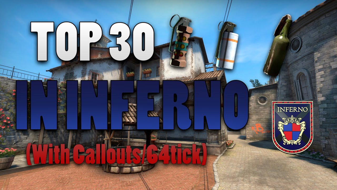 TOP 30 Essential INFERNO SMOKES, FLASHES and MOLOTOVS (64 Tick) With CALLOUTS | 2020 |