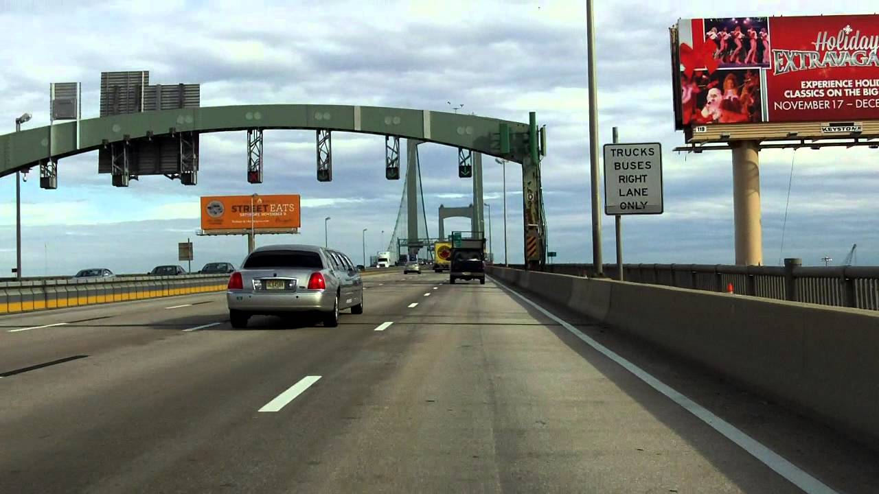 Walt Whitman Bridge eastbound [ALTERNATE TAKE]