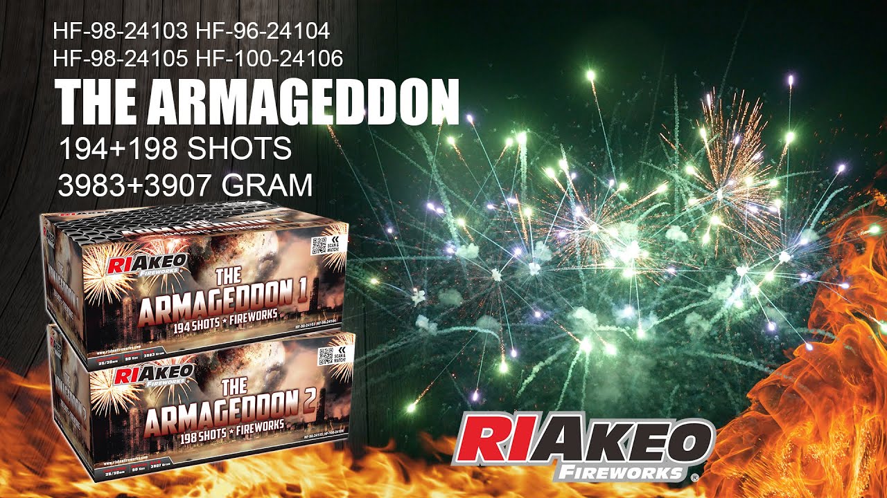 THE ARMAGEDDON ► HF-98-24103+HF-96-24104+HF-98-24105+HF-100-24106 ► RIAKEO FIREWORKS