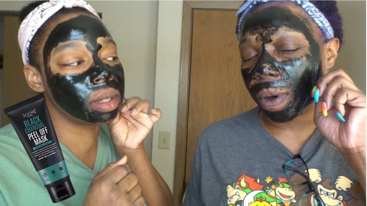 Soo'Ae Black Charcoal Peel Off Mask!