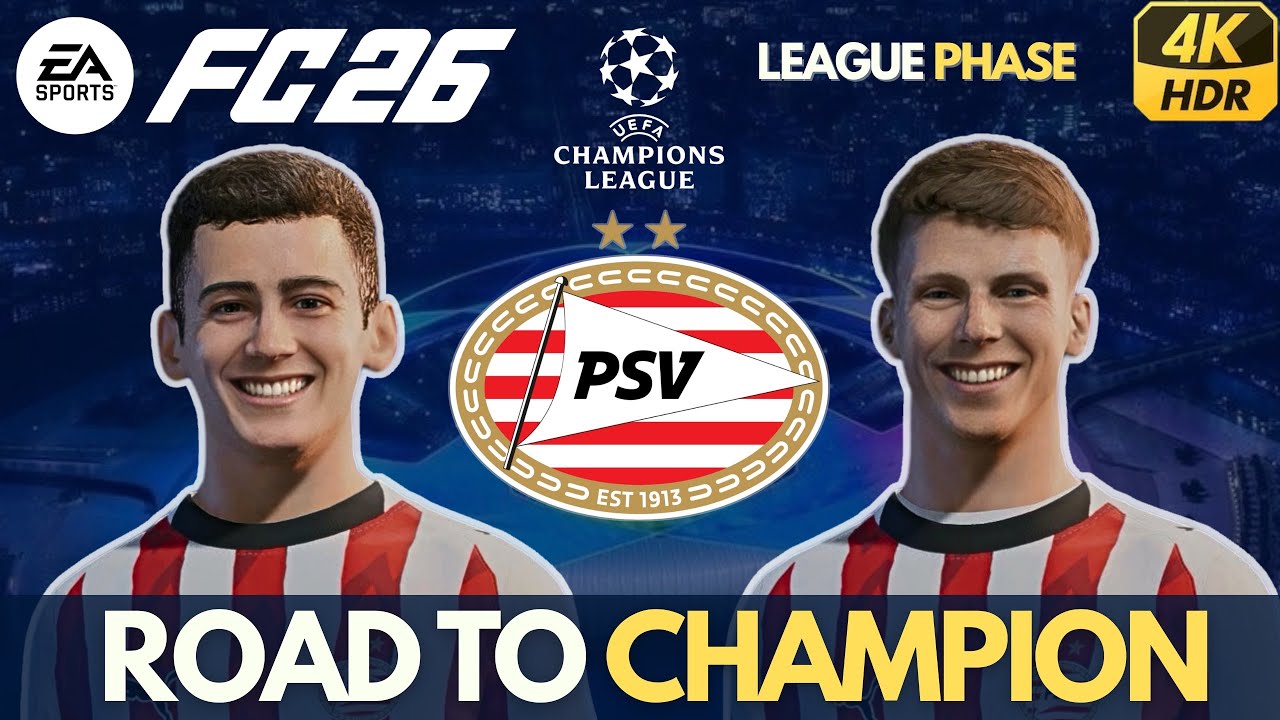 FC 26 CHALLENGE - ROAD TO CHAMPION | PSV VS NAPOLI | CHAMPIONS LEAGUE | 4K HDR