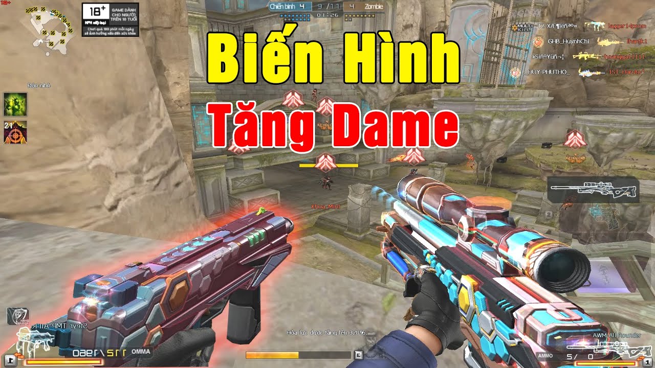Tmp Nano Biến Hình Tăng Dame Zombie - Rùa Ngáo