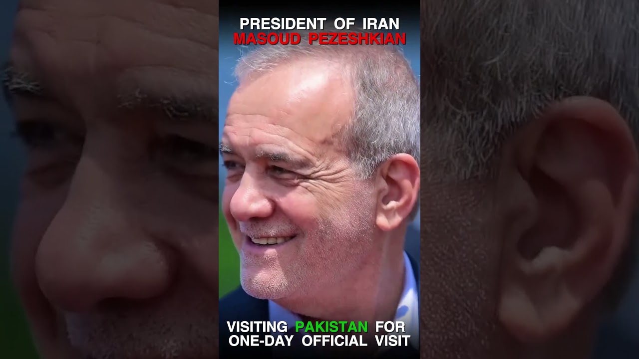 Iranian President Masoud Pezeshkian Arrives in Pakistan for Historic One-Day Visit 🇮🇷🇵🇰