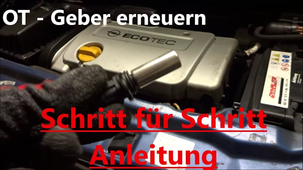 Opel Kurbelwellensensor erneuern Z16XE / tauschen Zafira A / Astra / Meriva / Vectra