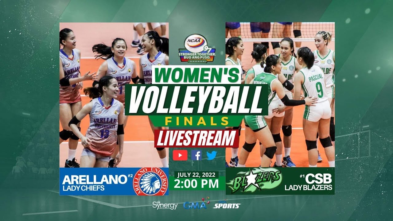 NCAA Season 97 | CSB vs. Arellano (Women’s Volleyball) | Finals Game 2