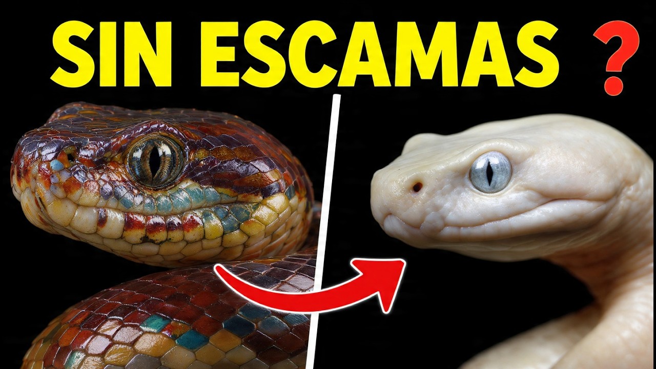La mutaci&oacute;n que desnuda a las serpientes: &iquest;maravilla o crueldad?