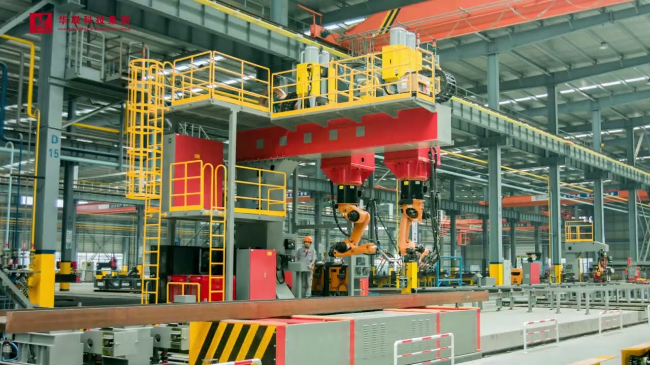 Intelligent H-Beam Welding Line for Shipbuilding | Digital & Networked Fabrication