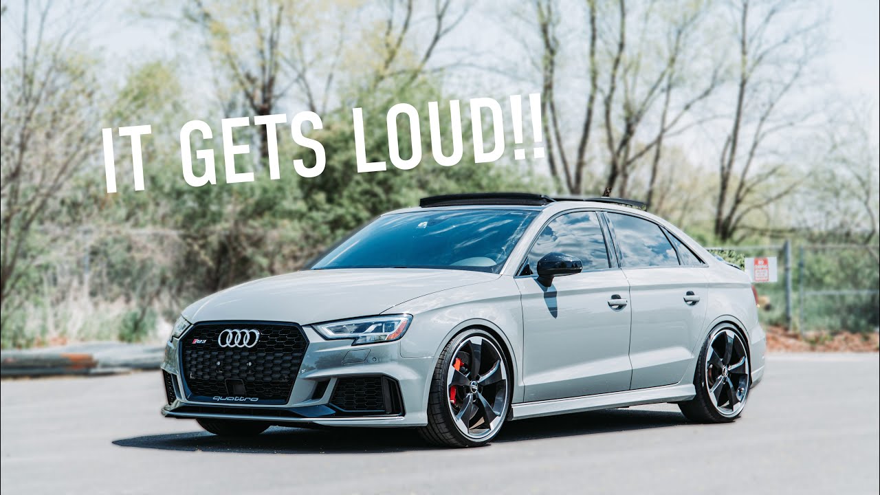 MY AUDI RS3 GOES FULL CATLESS (LOUD!!)