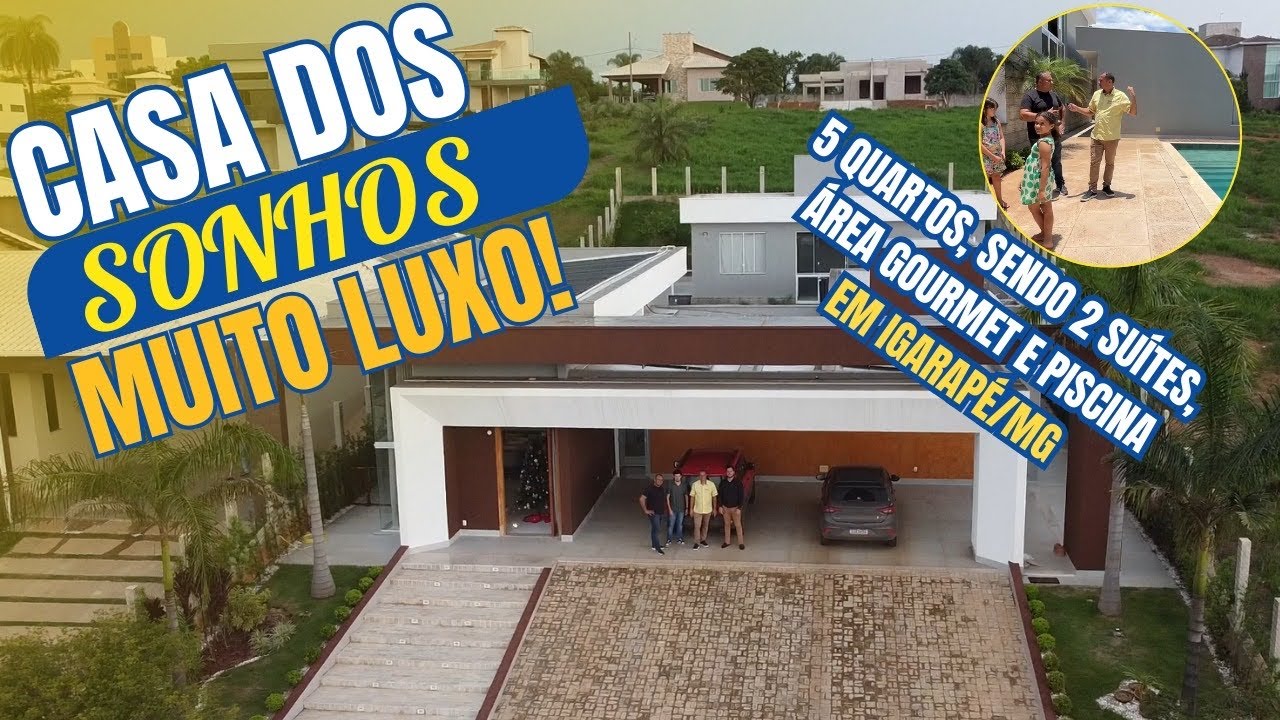 MANSÃO DOS SONHOS: PORTEIRA FECHADA! Condomínio Morada do sol , Igarapé/MG
