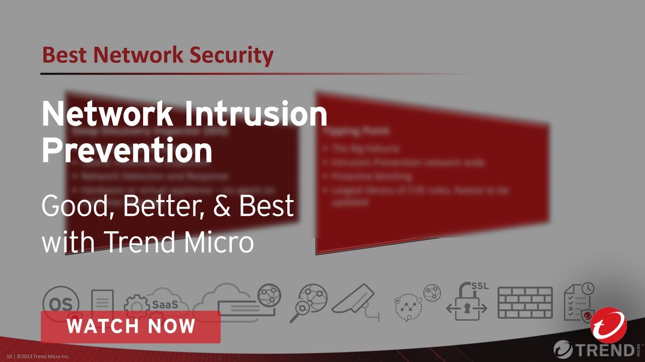 Webinar - Network Intrusion Prevention with Trend Micro