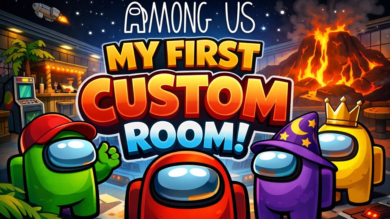 I first time make a my custom room in among us #amongus #carryminati #yt