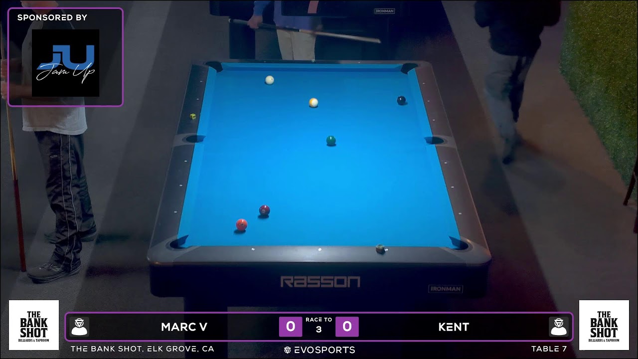 MARC V vs KENT - THE BANK SHOT - TABLE 7 | EvoSports