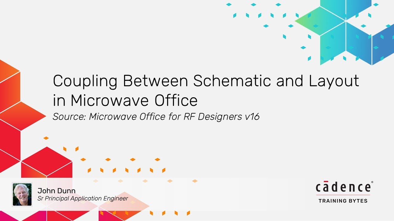 Coupling Between Schematic and Layout in Microwave Office