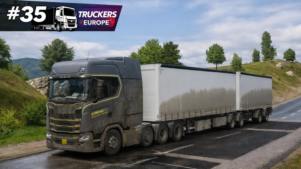 🚛 Truckers of Europe 3 🎮#35🌧️ realistic gameplay 🎮 realistic driving 🚦 heavy cargo 🪨 realistic truck