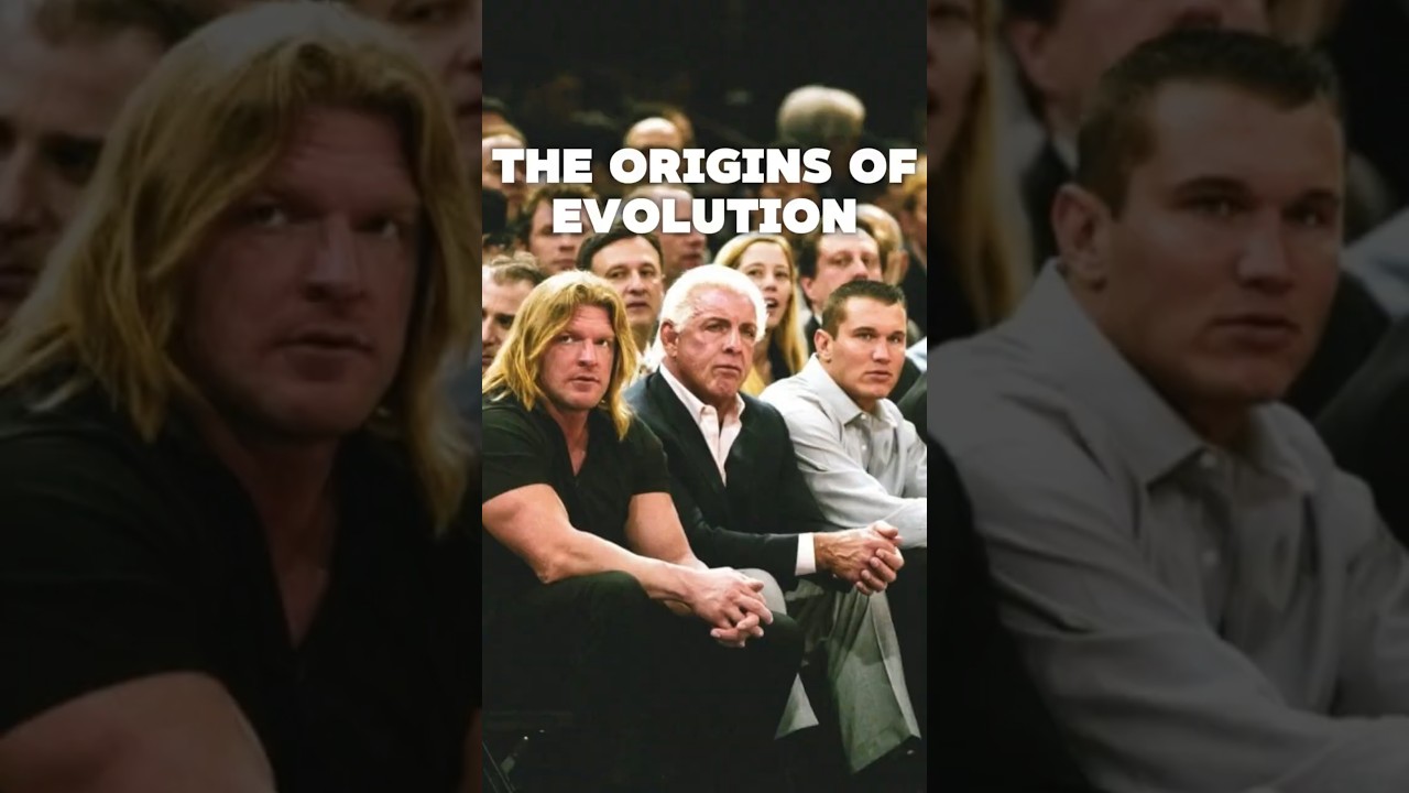 How Evolution CAME TOGETHER #wwe #wrestling #shorts