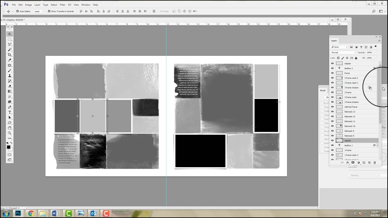 Artsy Digital 'Pocket' Scrapbooking 1/3
