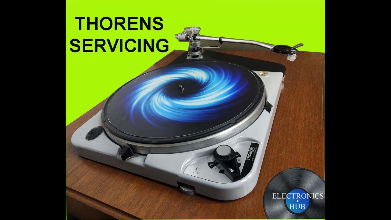 Very Rare Servicing Video Of Vintage Thorens  TD 124 II Turntables || LP Record Player ||