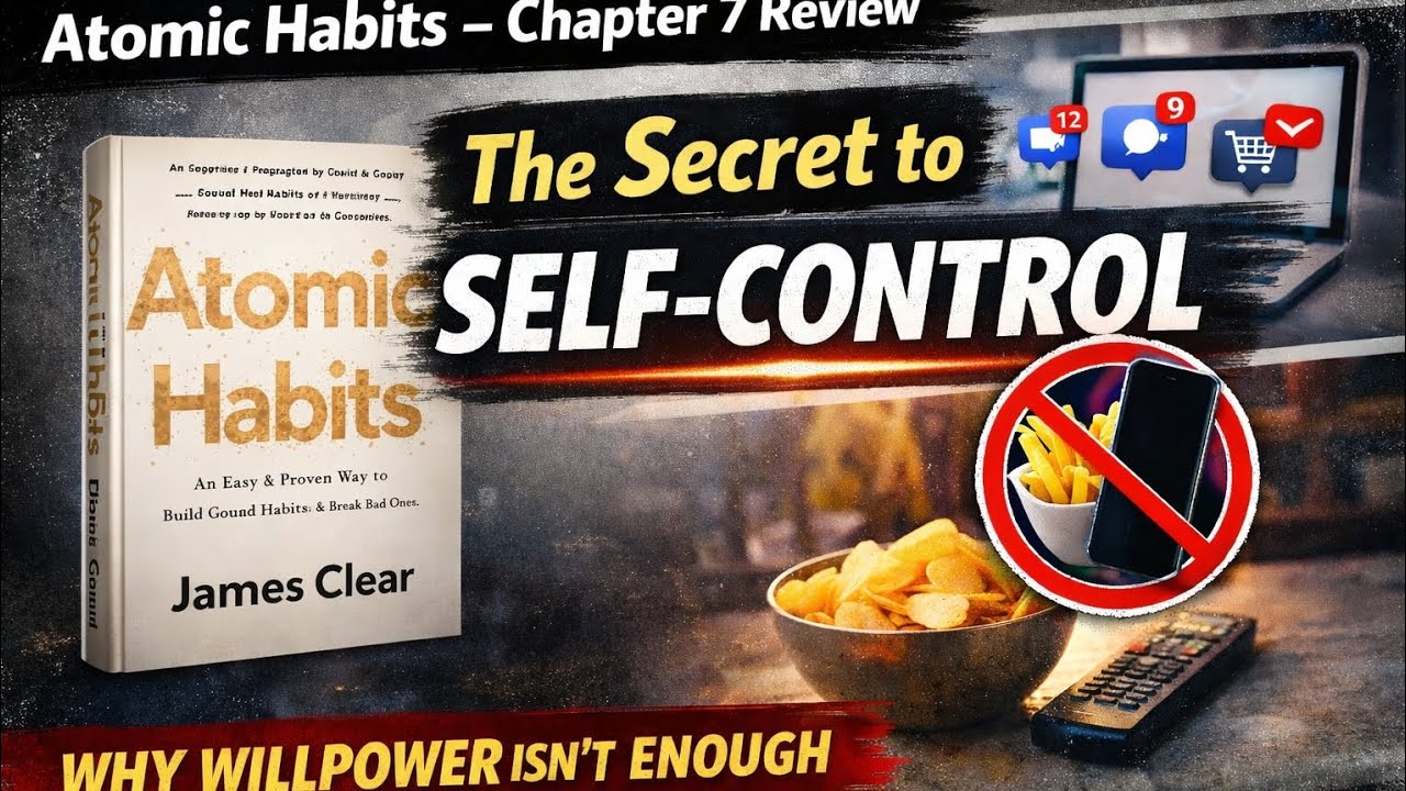 Build Self-Control This Way — Or You’ll Quit Again | Atomic Habits Chapter 7 Review