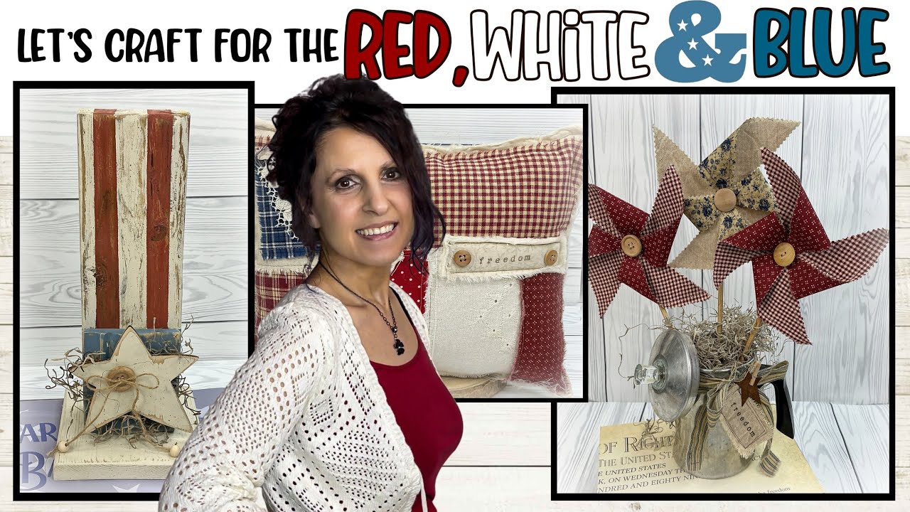 Crafting Freedom: Creative Americana Style Home Decor DIY’s To Celebrate July 4th | July 4th Crafts