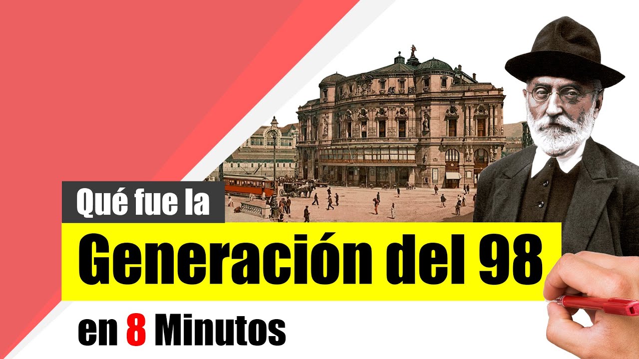 ¿Qué fue la GENERACIÓN DEL 98? - Resumen | Contexto histórico, características y representantes.