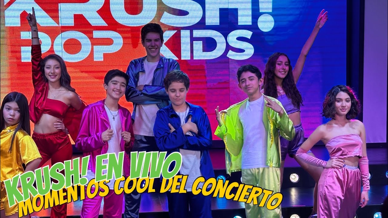¡Krush! Pop Kids en Vivo: Momentos Increíbles del Concierto”
