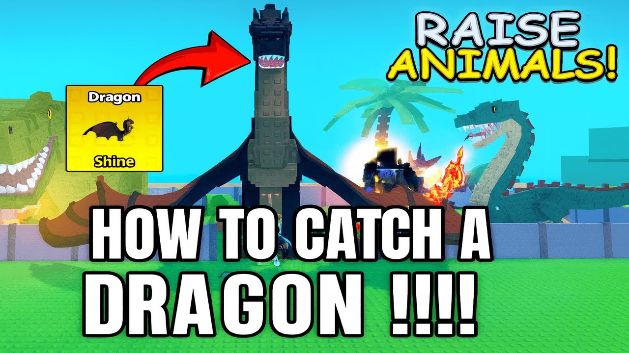 How to Catch the Dragon in Update 5!  | Raise Animals Roblox