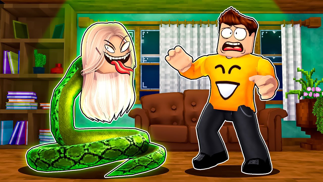 PORWAŁAM SMILESLOW JAKO WĄŻ I CHCĘ GO ZJEŚĆ w ROBLOX! 🐍 (Snakey)