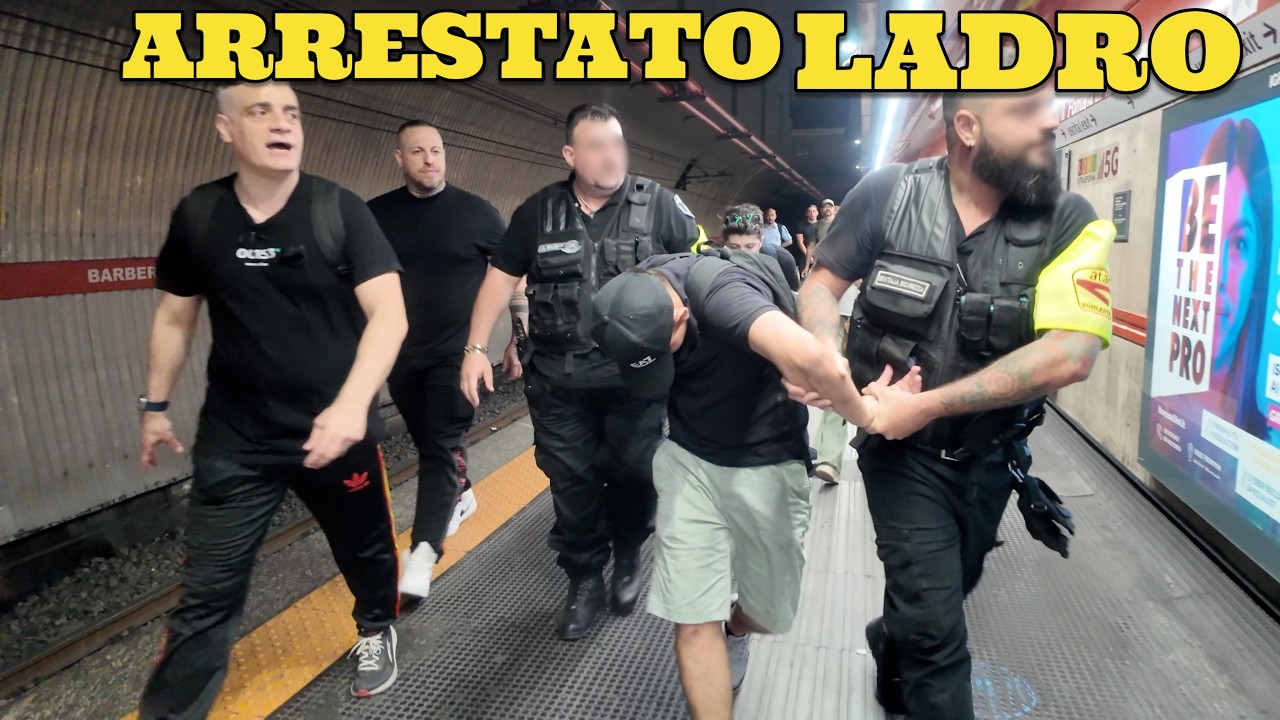 Arrestato dai Carabinieri ladro con il dente d'oro che era fuggito nella galleria della metro
