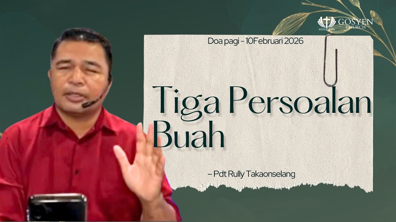 DOA PAGI  | Dilayani oleh Pdt.Rully Takaonselang | 10 Februari 2026 | 05.00 WITA