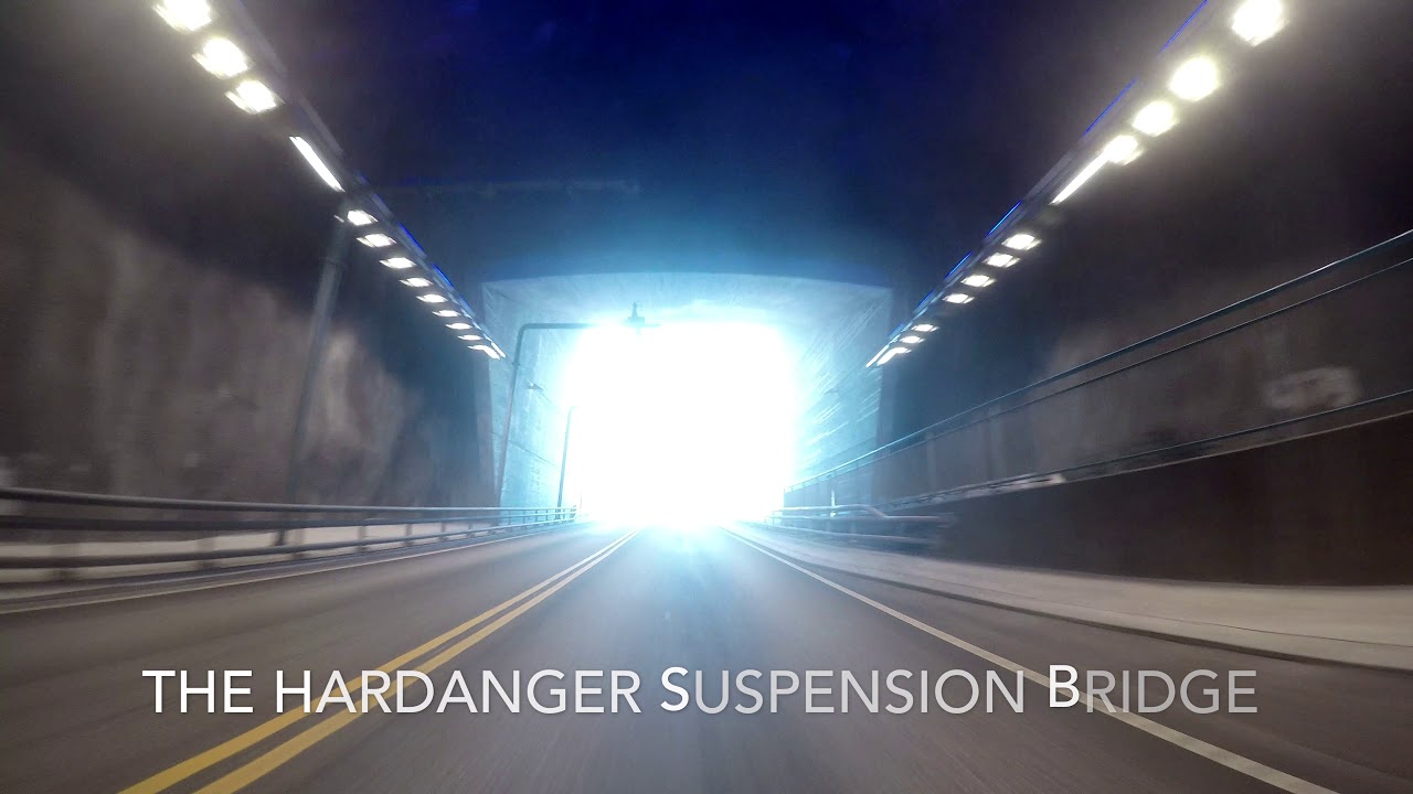 Hardanger Suspension Bridge In Norway