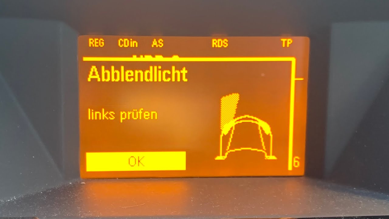 Opel Zafira B Abblendlicht wechseln ohne großen Aufwand