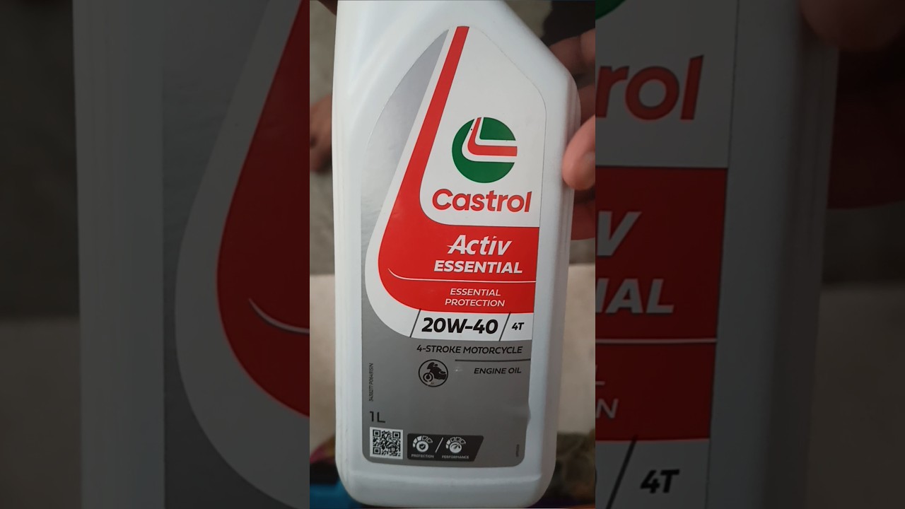 SRA-272  1L  ₹342 White Castrol 20W-40 bike engine oil #garage