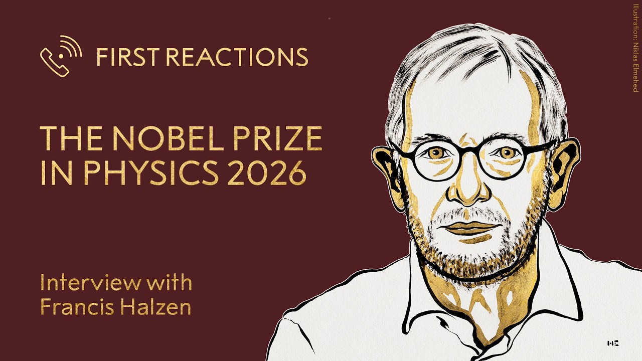First reactions | Francis Halzen, Nobel Prize in Physics 2026 | telephone interview