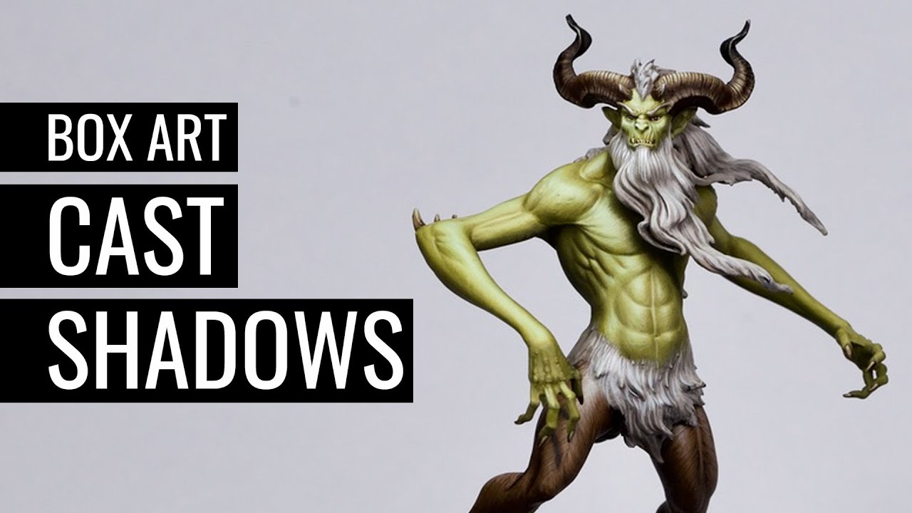 Painting Cast Shadows | Display Painting | Box Art | Masterclass |