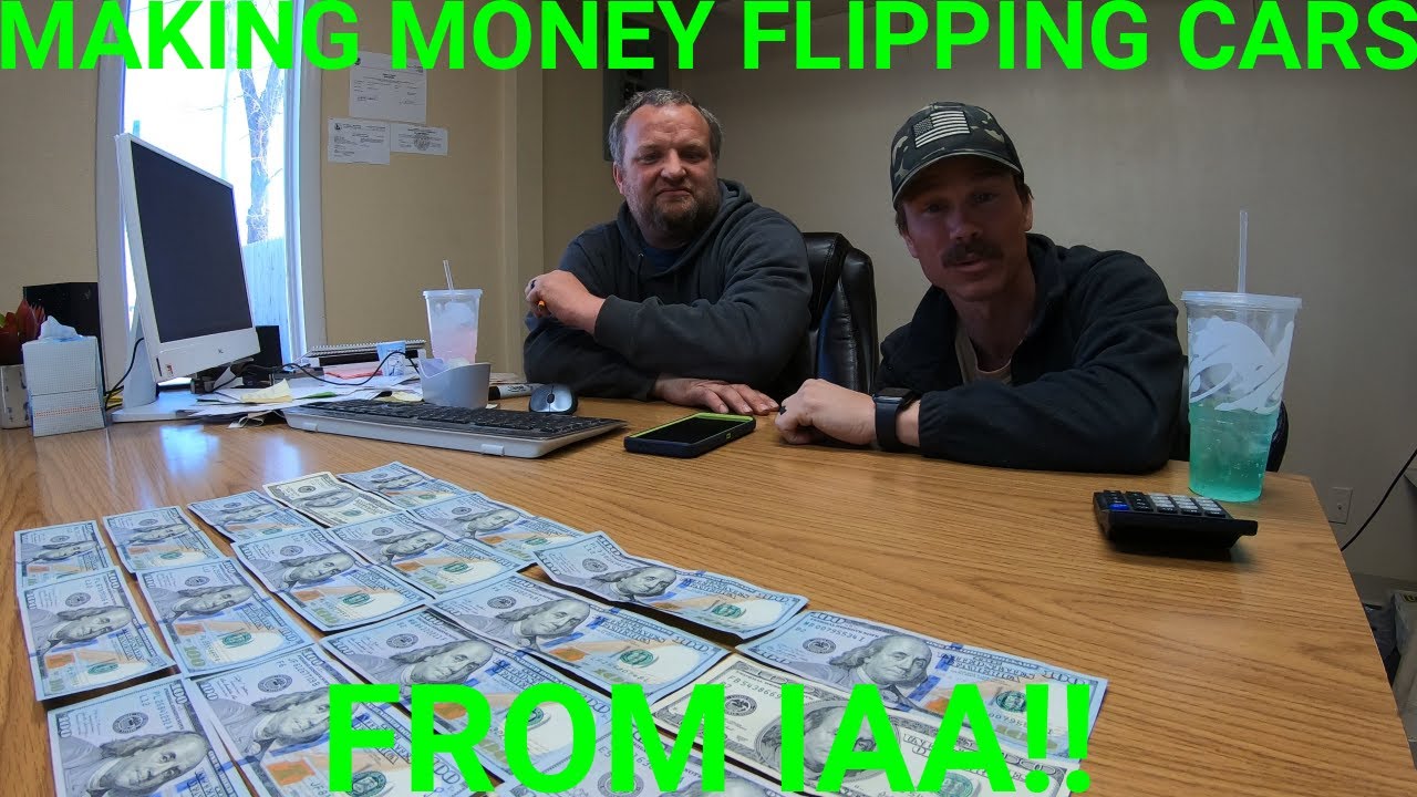 MAKING MONEY FLIPPING CHEAP CARS FROM IAA| OUR PROCESS