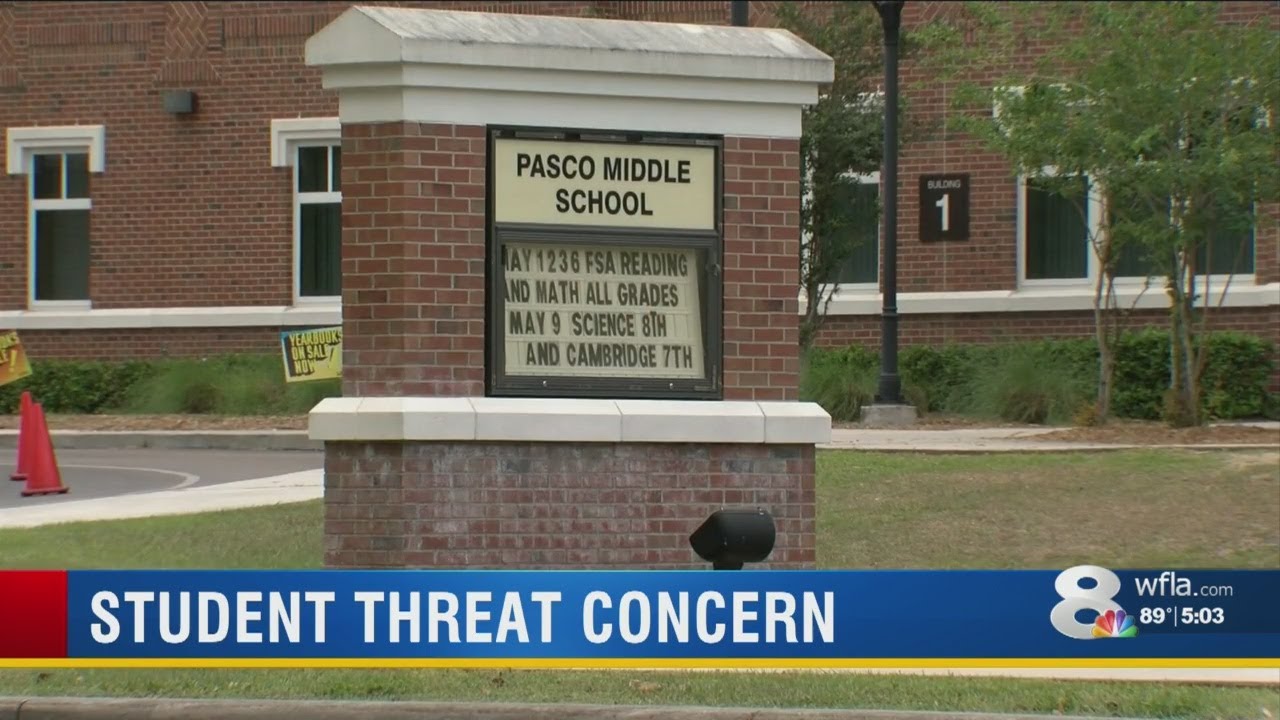 Pasco parents concerned after a student threatens to kill their middle school daughter