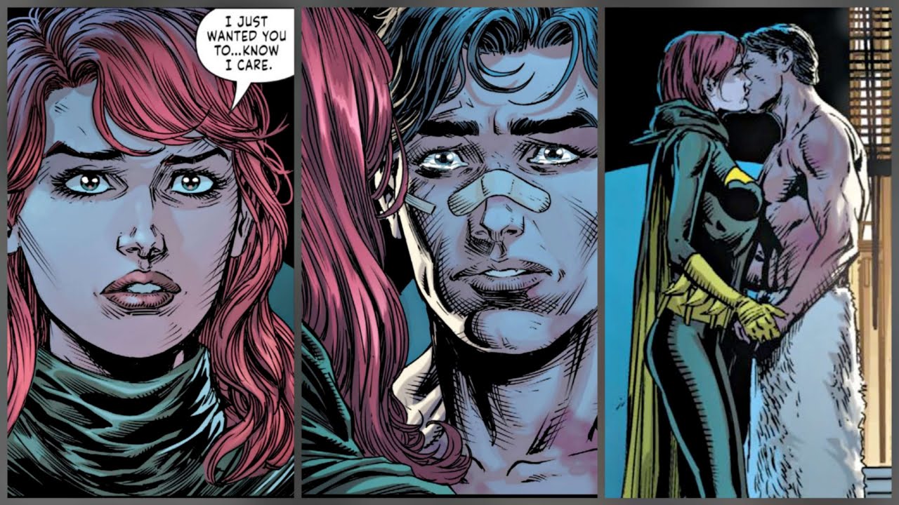 Бэтгёрл утешает травмированного Джейсона Тодда