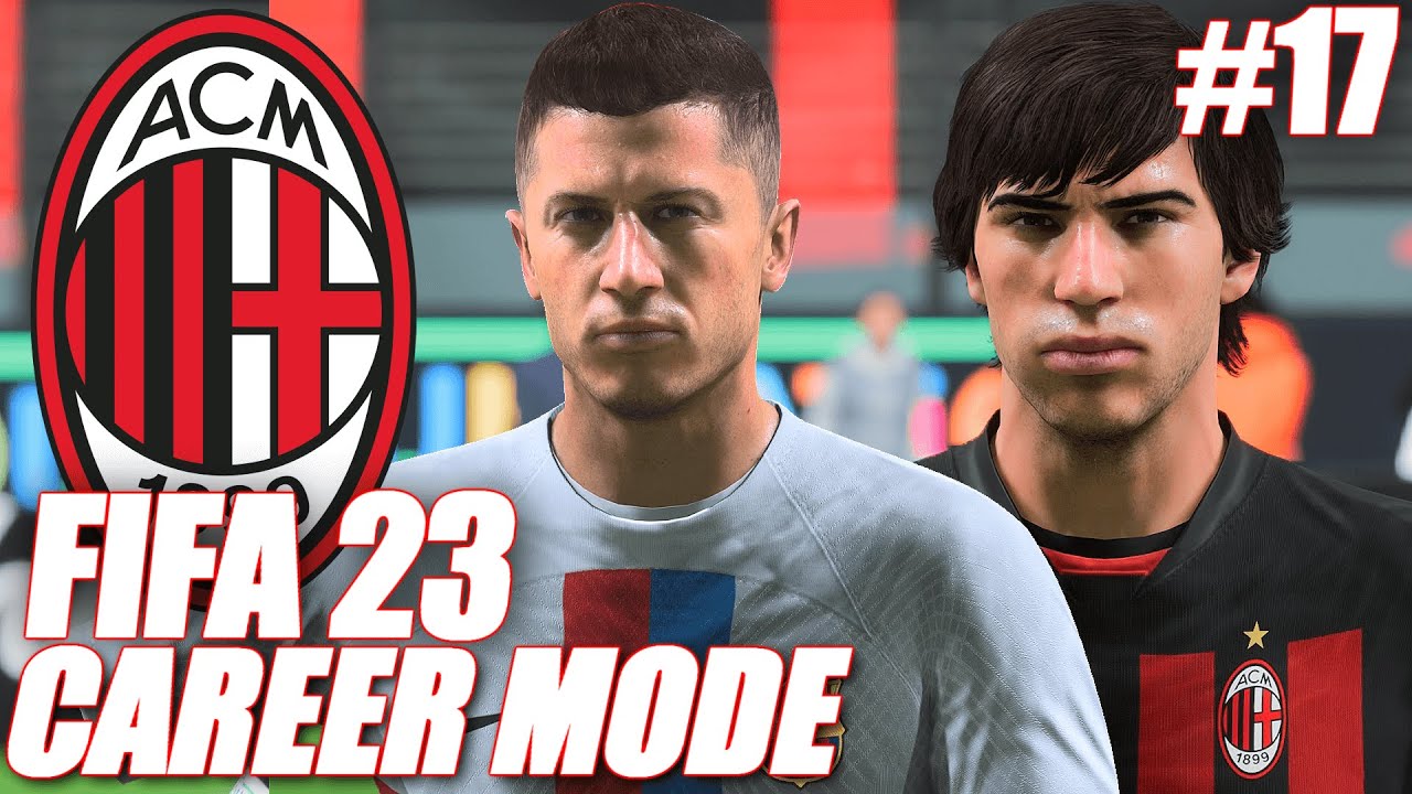 BARCELONA ROUND OF 16!! FIFA 23 AC MILAN CAREER MODE #17
