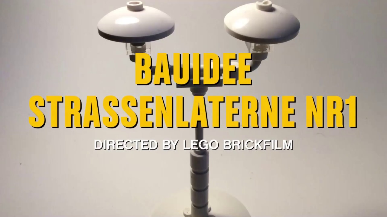 Tutorial Lego Street Lamp / Bauidee Lego Stra&szlig;enlaterne