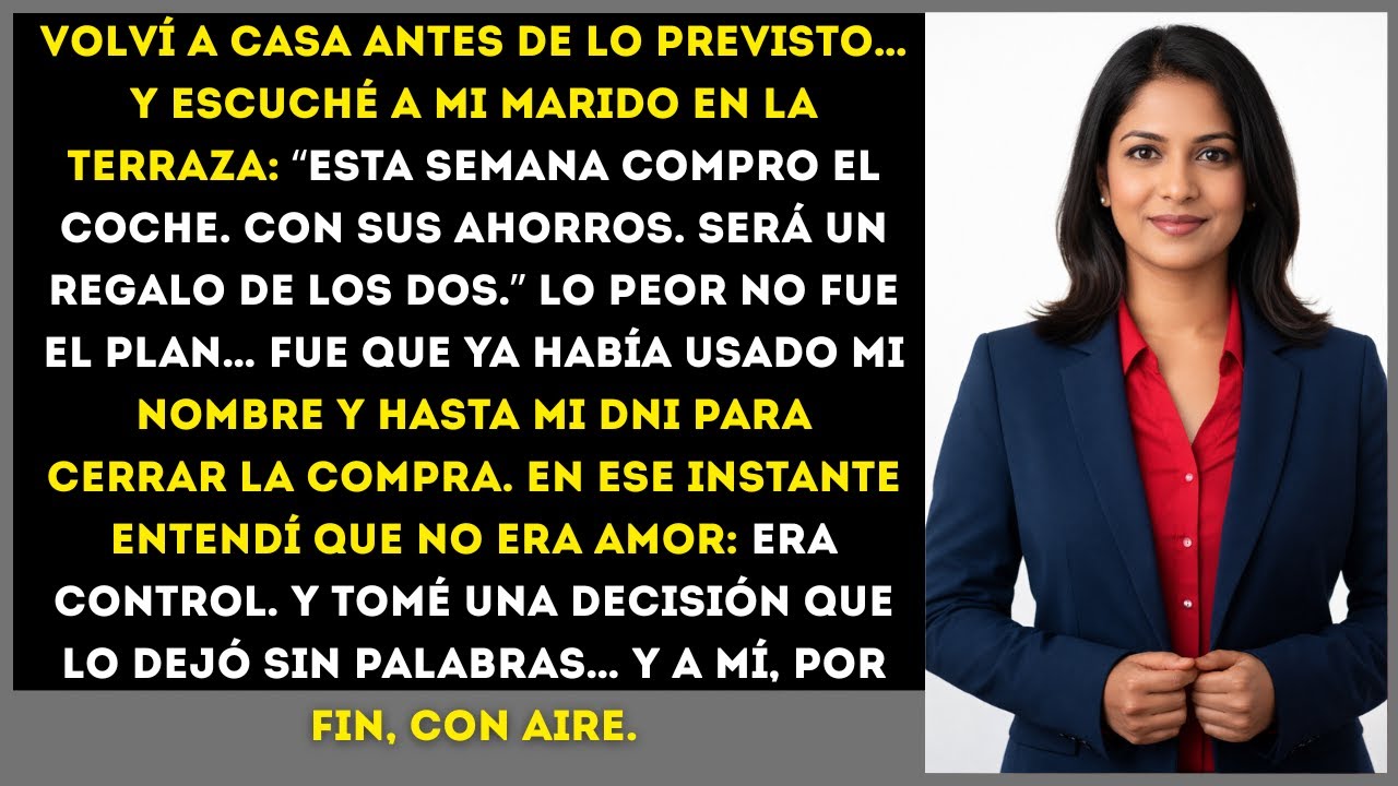 “ME ROBÓ LOS AHORROS PARA IMPRESIONAR A SU MADRE… Y LO DESCUBRÍ A TIEMPO”....