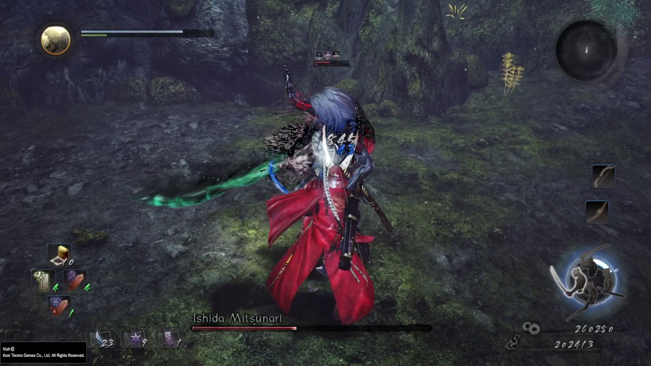 Nioh boss Ishida Mitsunari easy kill