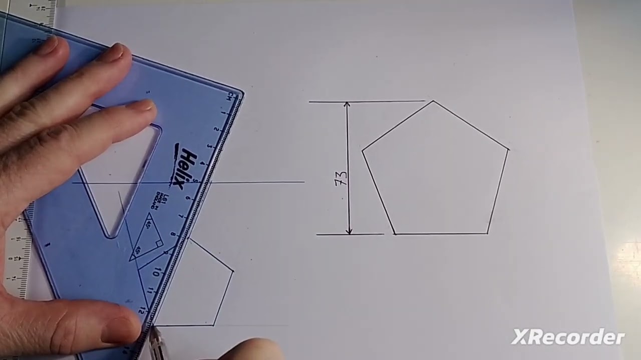 Using 'enlargement' to draw a required shape.
