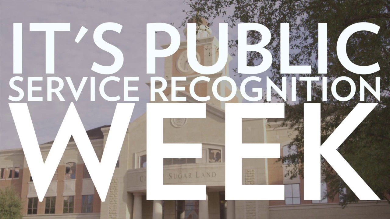 Public Service Recognition Week 2020