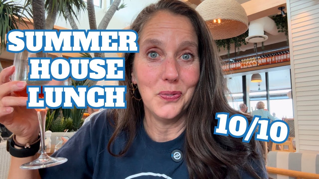Summer House On The Lake Lunch Dining Review | RELAXED, KID FRIENDLY, & GOOD PRICING Disney Springs
