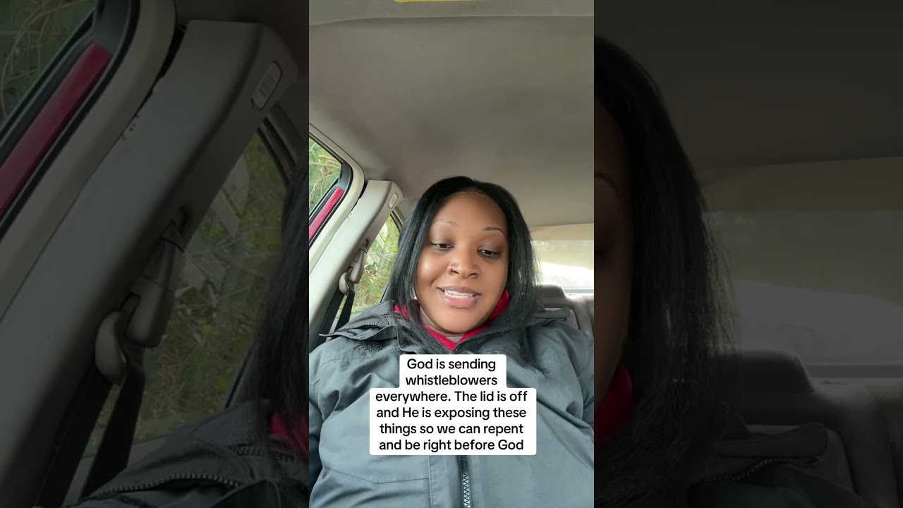 God is sending whistleblowers everywhere. The lid is off and He is exposing these things🗣️🔈