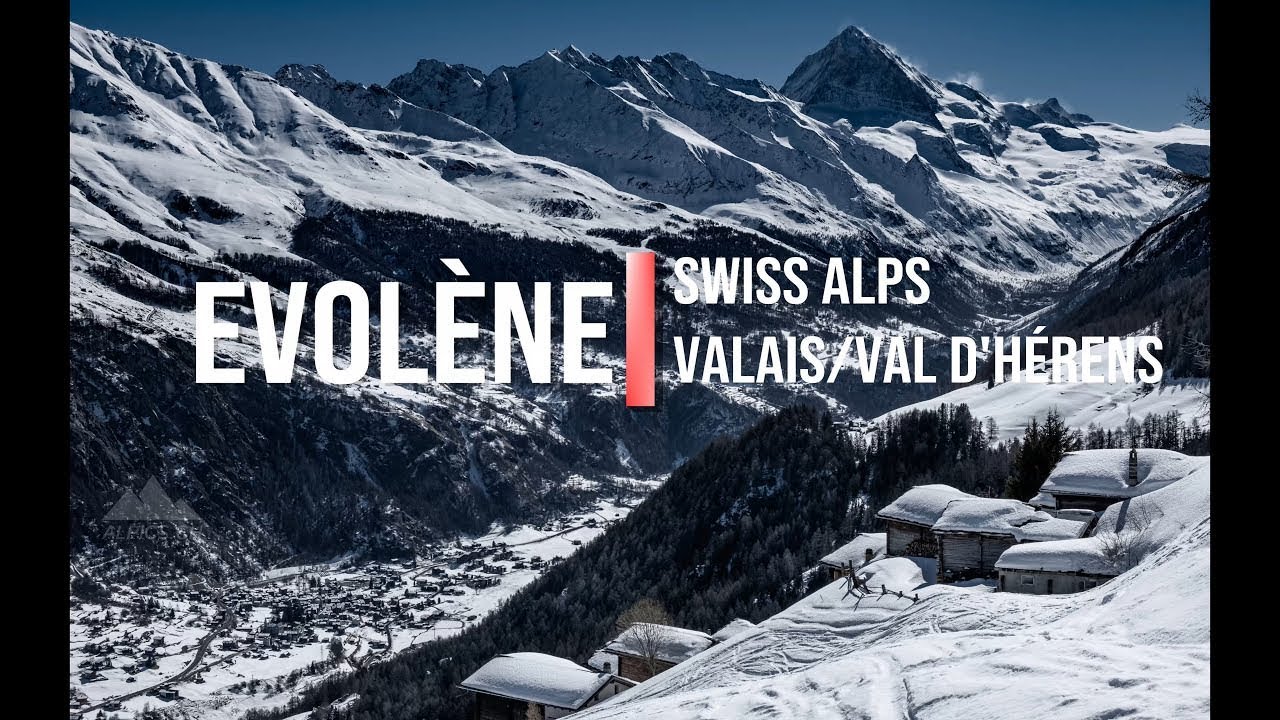 Evolène ski station in the Swiss Alps