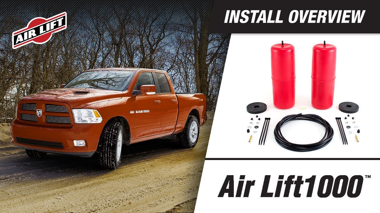 Обзор установки: 60818 - Air Lift 1000 - Dodge Ram 1500